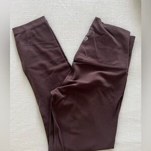 Burgundy Lulu lemon align leggings - size 4